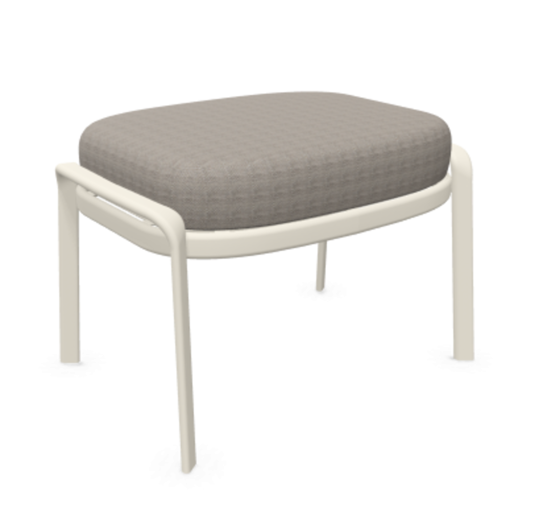 Emu Carousel Sitzpouf - 23 Mattweiß - 900/18 Perlmutt (Acryl)