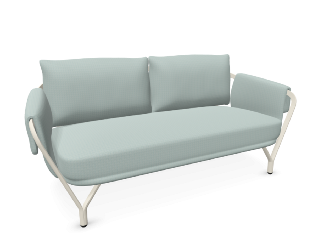 EMU 9046 Angel - 2-Sitzer Sofa - 23 Weiss - 600/18 Brise
