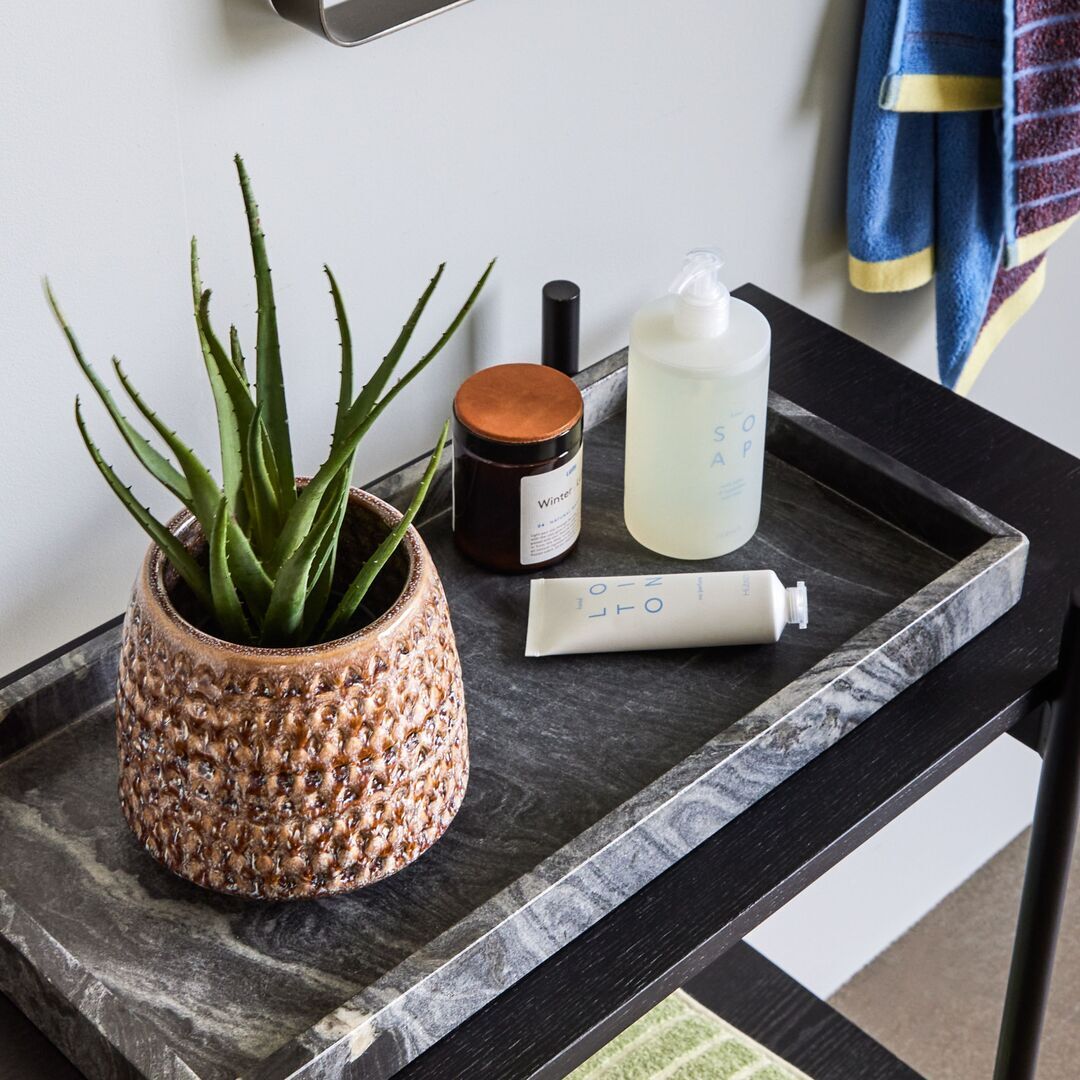 Hübsch  Grand Tabletts im 2er Set von Hübsch Schwarz