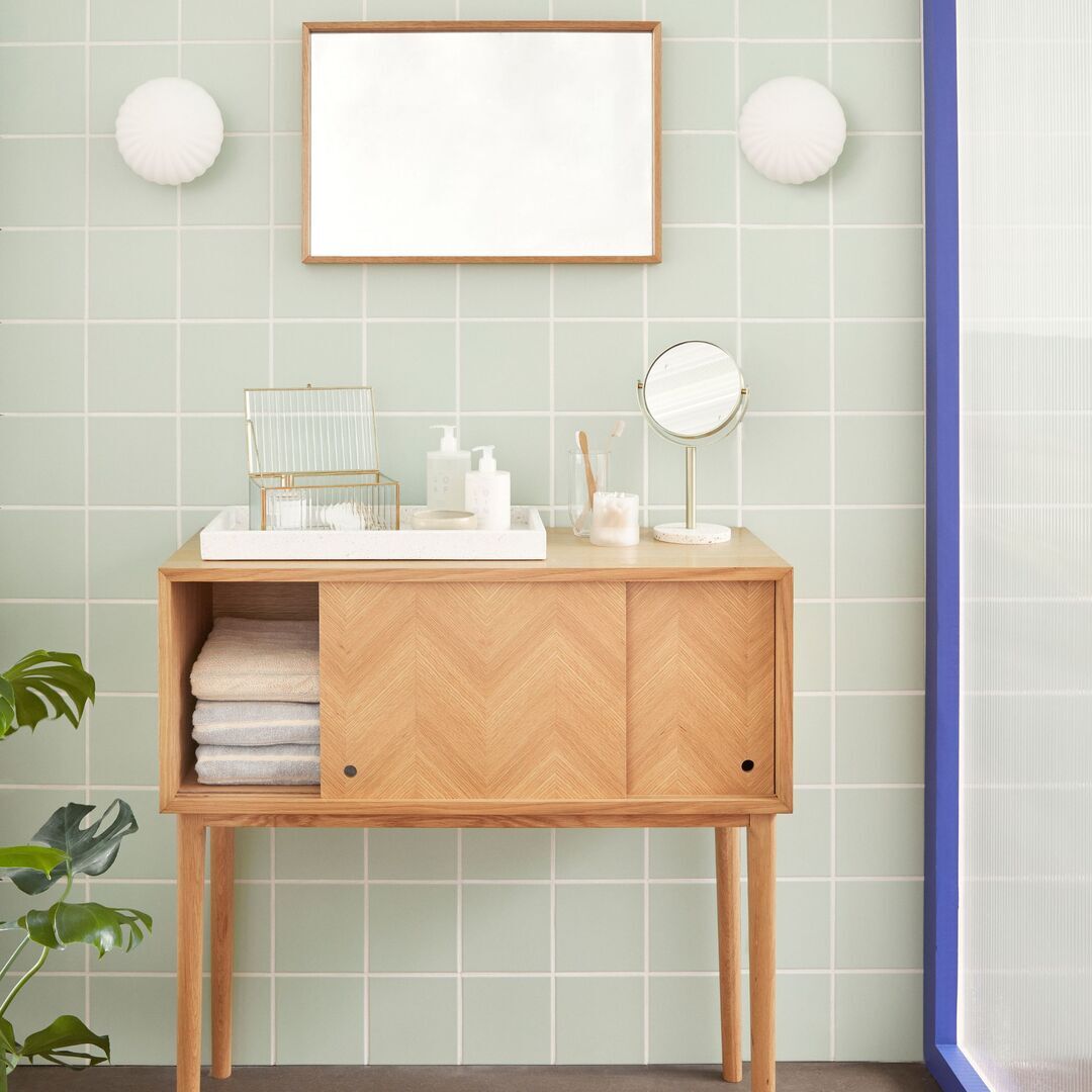 Hübsch  Grand Tabletts im 2er Set von Hübsch Weiss