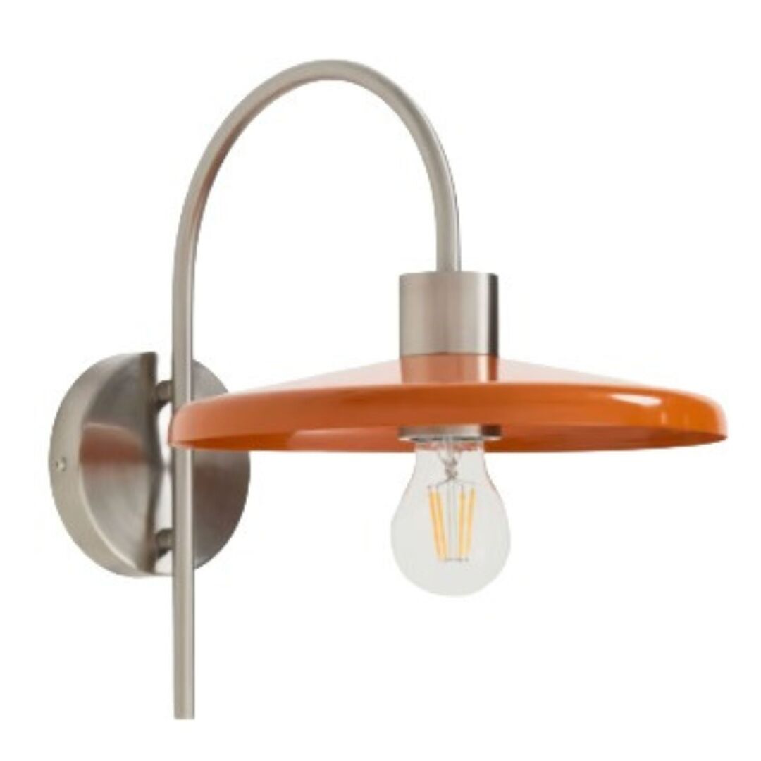 Kave Home Wandleuchte Nuvira von Kave Home Orange / Silber