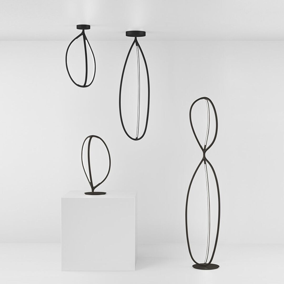 Artemide Tischleuchte Arrival von Artemide  Matt schwarz-1