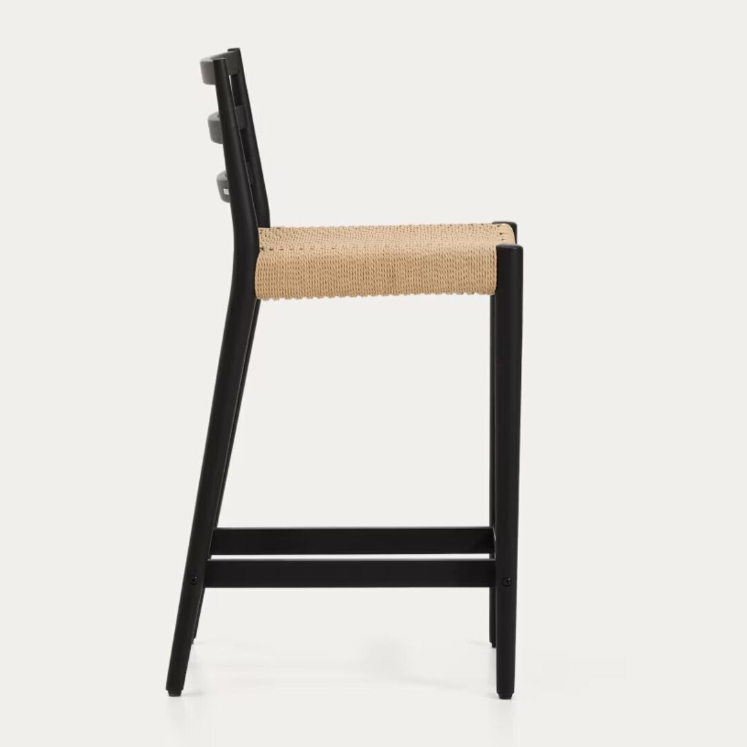 Kave_Home_Hocker_Analy_Beige_Schwarz