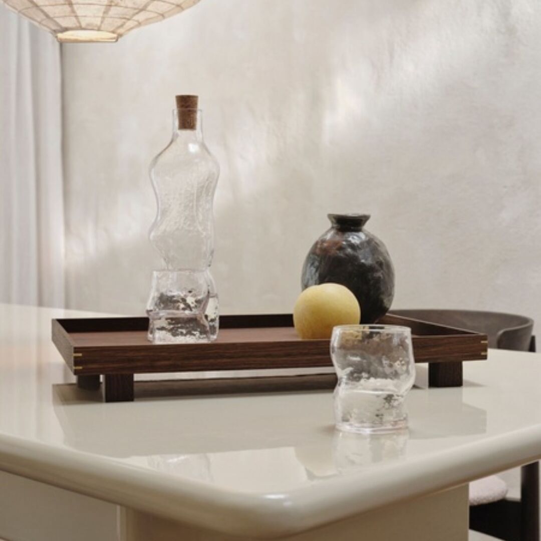 Ferm Living Holztablett Bon Wooden Von Ferm Living X-Small, Eiche geräuchert