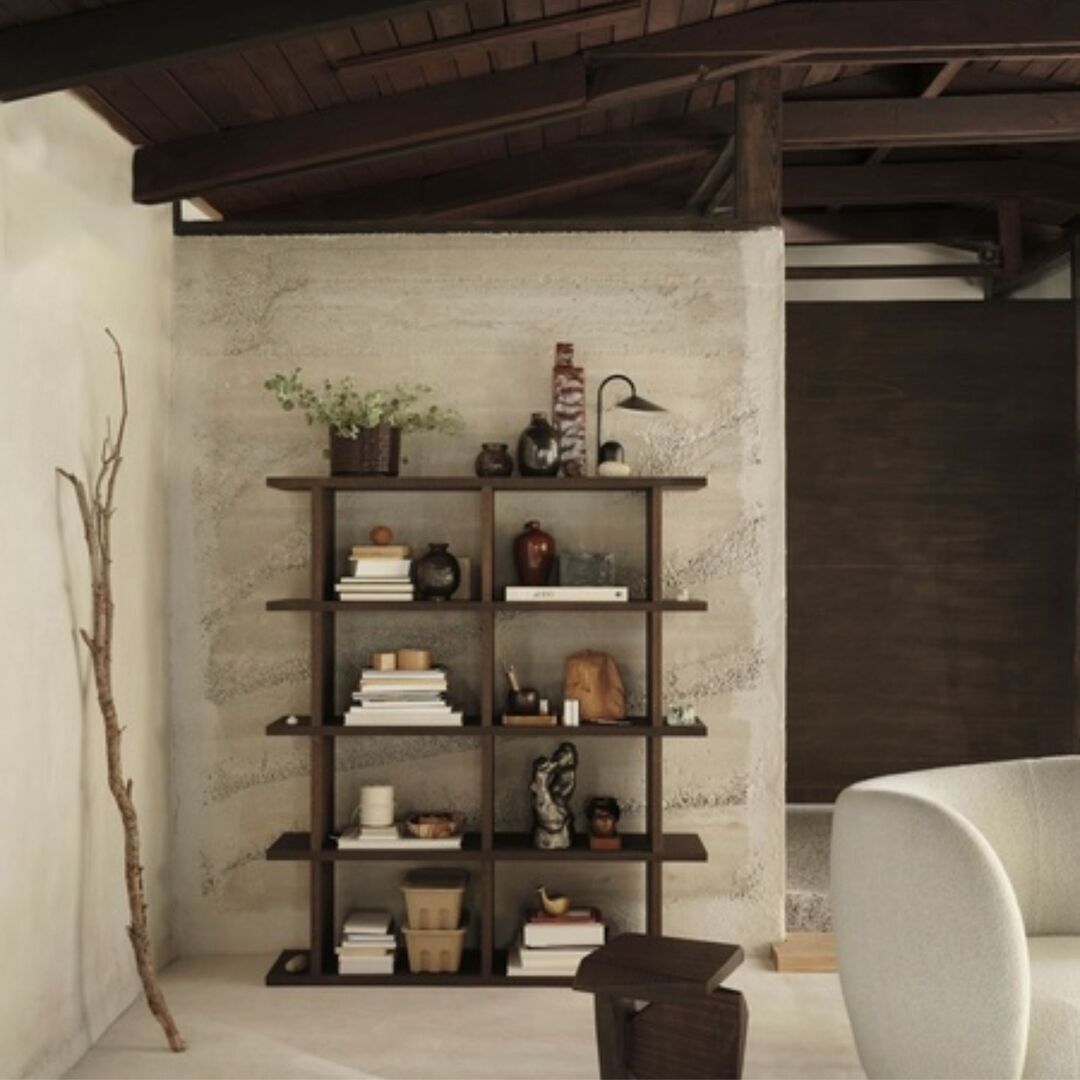 Ferm Living Bücherregal Kona von Ferm Living Dark stained oak