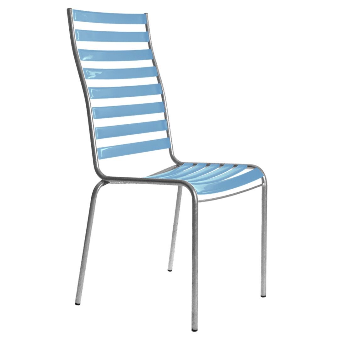 Manufakt Stuhlmodell 14/Hochlehner von Bättig  Hellblau - NCS S 2040 - R90B