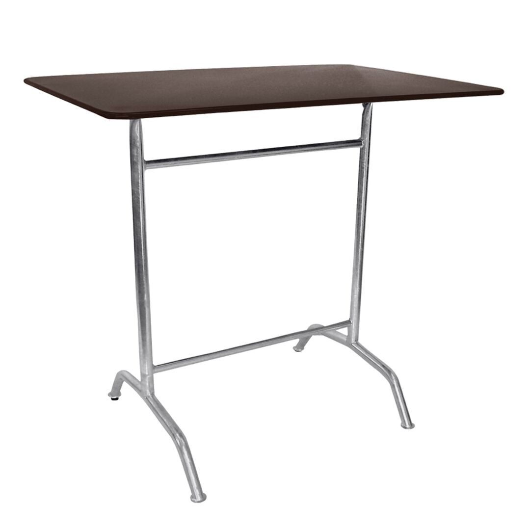 Manufakt Bättig Stehtisch Rechteckig 120 x 70 cm, NCS S 7005-Y80R Schlammgrau