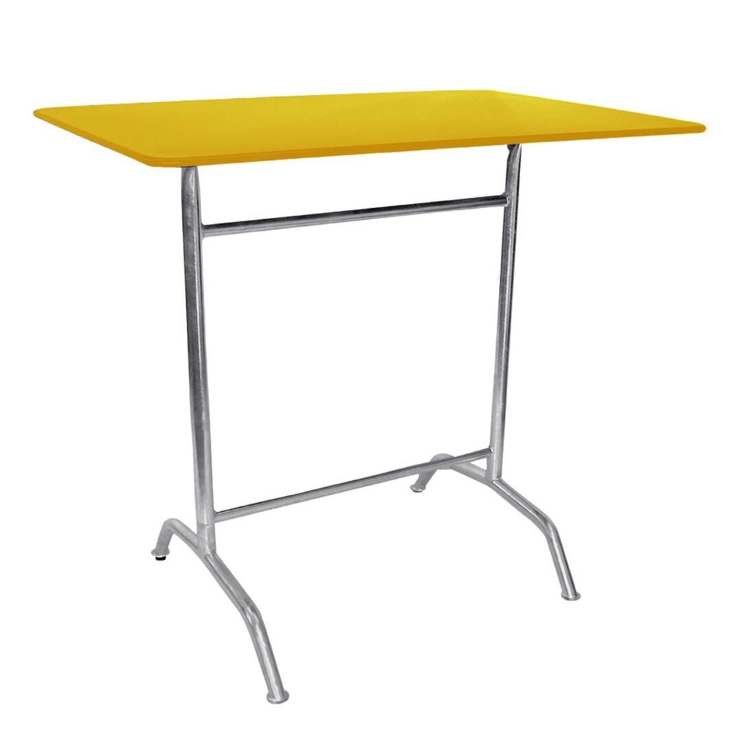 Manufakt Bättig Stehtisch Rechteckig 120 x 70 cm, RAL 1012 Zitronengelb