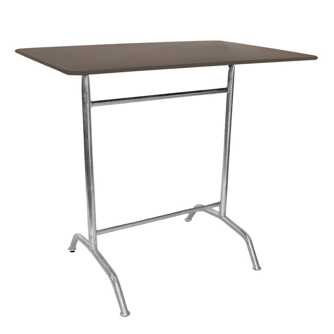 Manufakt Bättig Stehtisch Rechteckig 120 x 70 cm, RAL 7006 Beigegrau