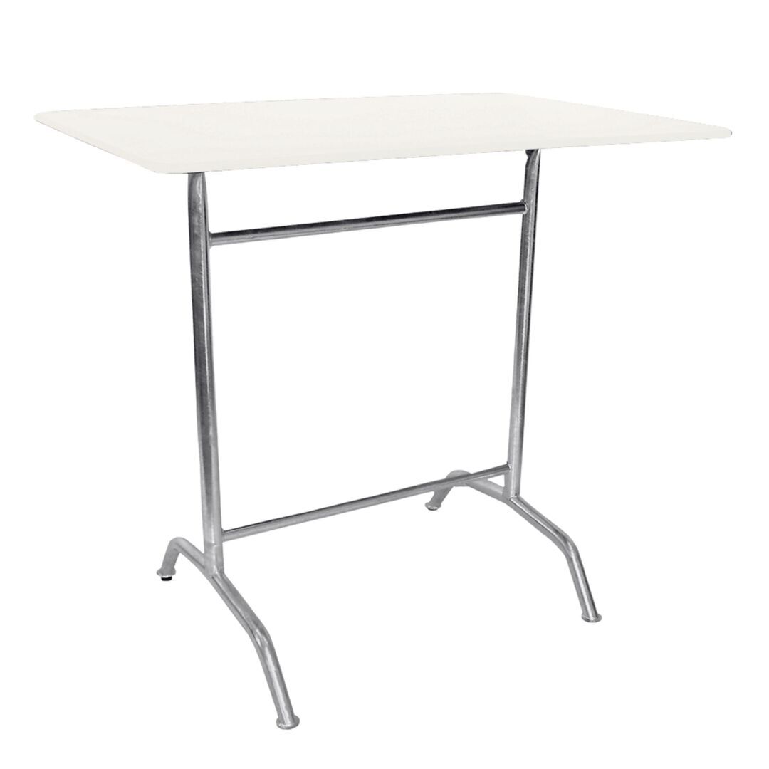 Manufakt Bättig Stehtisch Rechteckig 120 x 70 cm, RAL 9016 Verkehrsweiss
