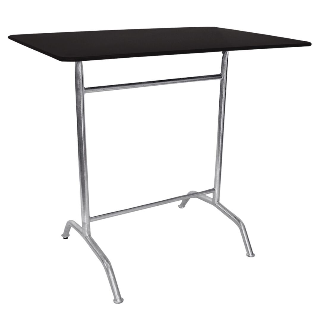 Manufakt Bättig Stehtisch Rechteckig 120 x 80 cm, RAL 9017 Schwarz