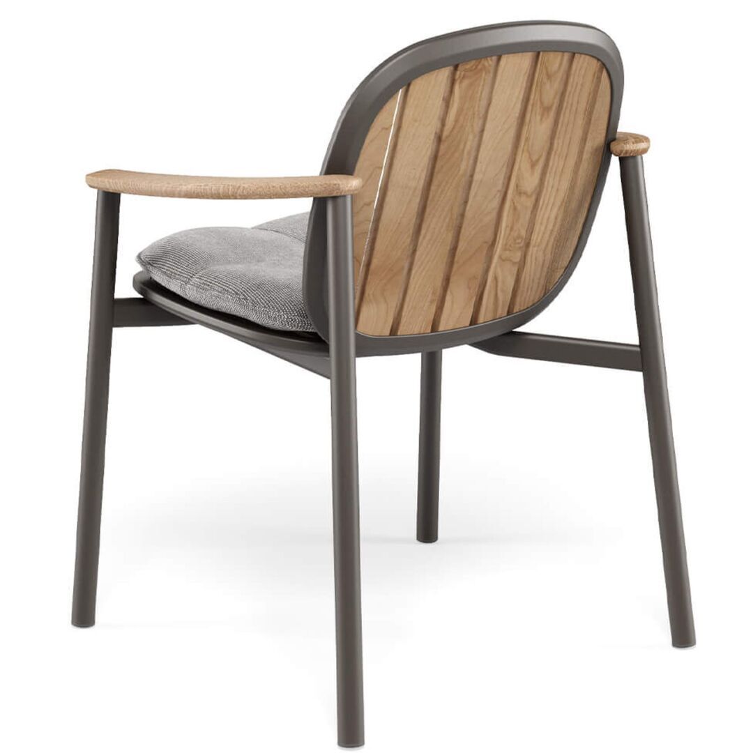  Twins Armlehnstuhl Alu-Teak von EMU