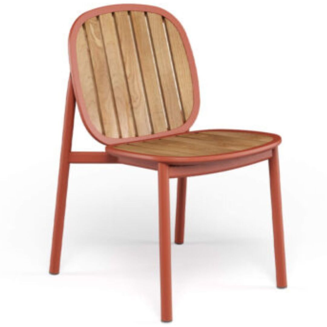  Twins Stuhl Alu-Teak von EMU