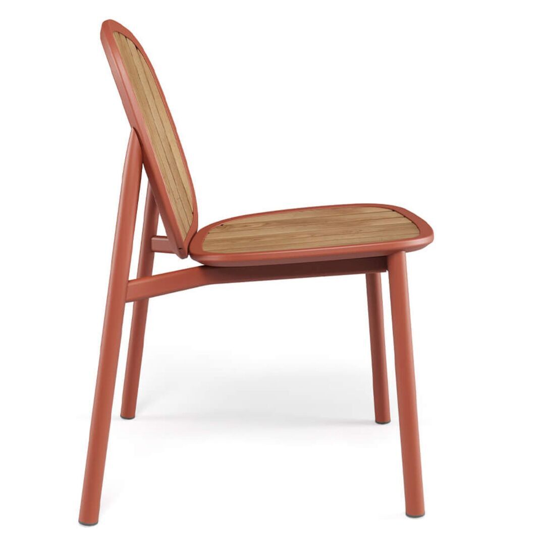  Twins Stuhl Alu-Teak von EMU