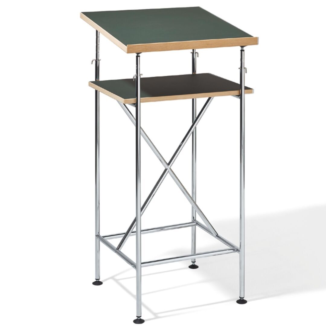 Richard Lampert  Milla Stehpult Tischplatten von Richard Lampert Linoleum Conifer 4174, B und T: 60 - 45 cm