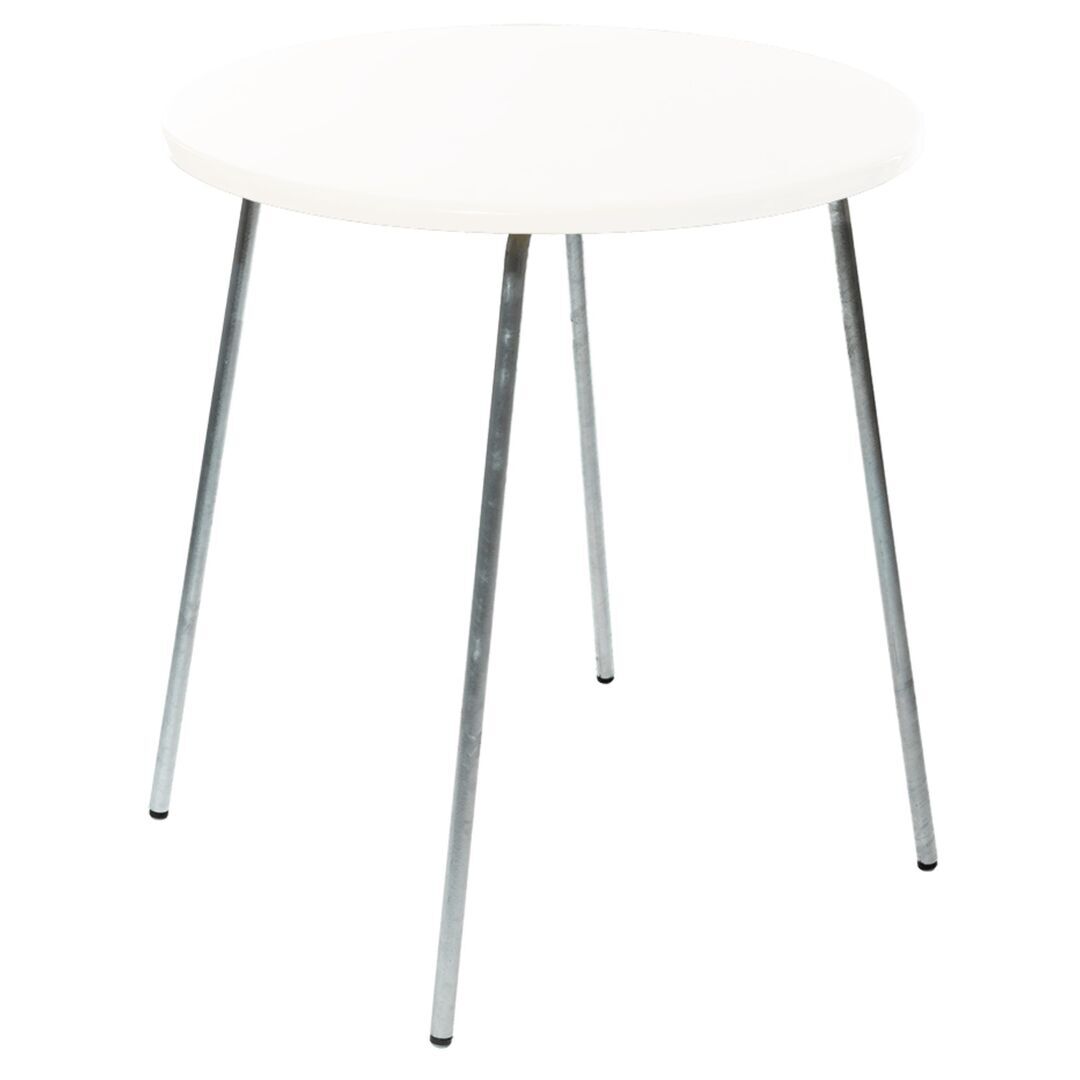 Manufakt Klassik Tisch Ø 80 cm von Bättig	 Verkehrsweiss 