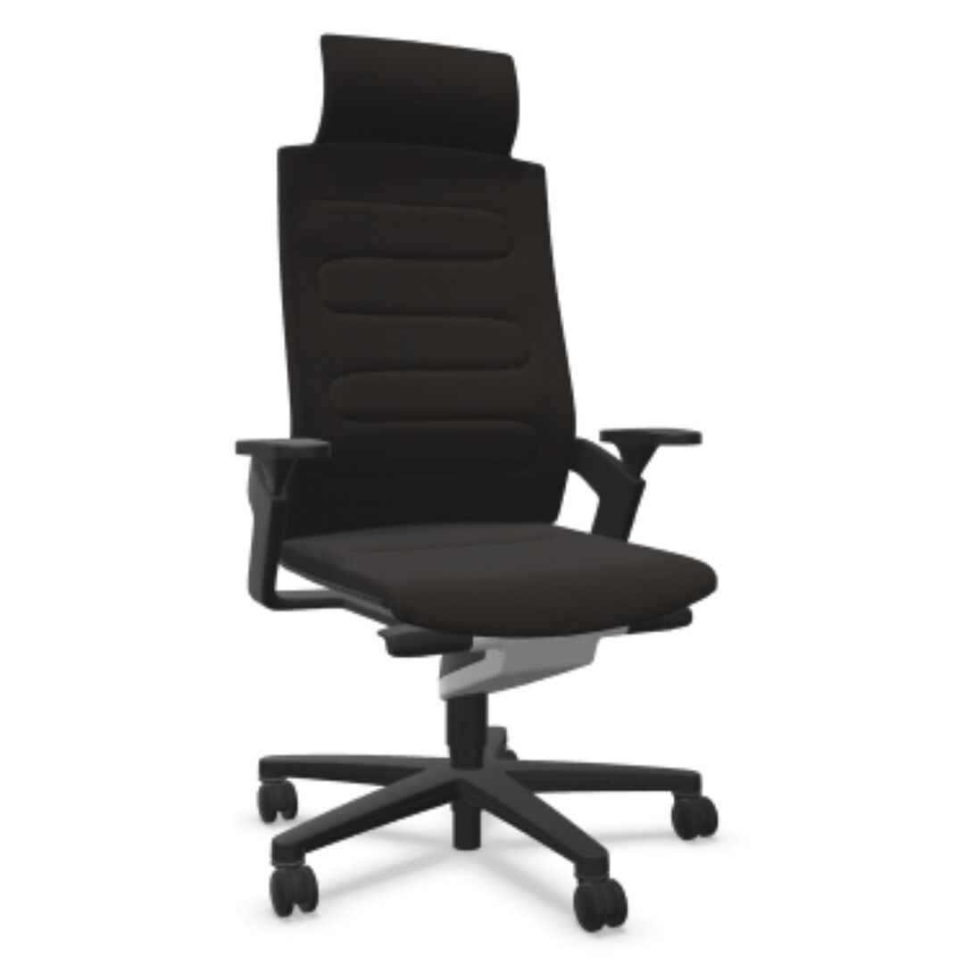 Wilkhahn Drehstuhl ON 175/73 von Wilkhahn Kunststoff schwarz, 60/08 Schwarz, Ohne, Weich, für harte Böden