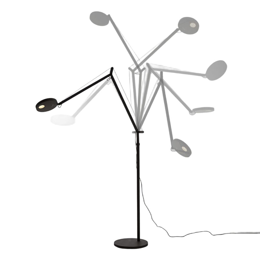 Artemide Bewegungsmelde Body Demetra von Artemide Schwarzmatt 