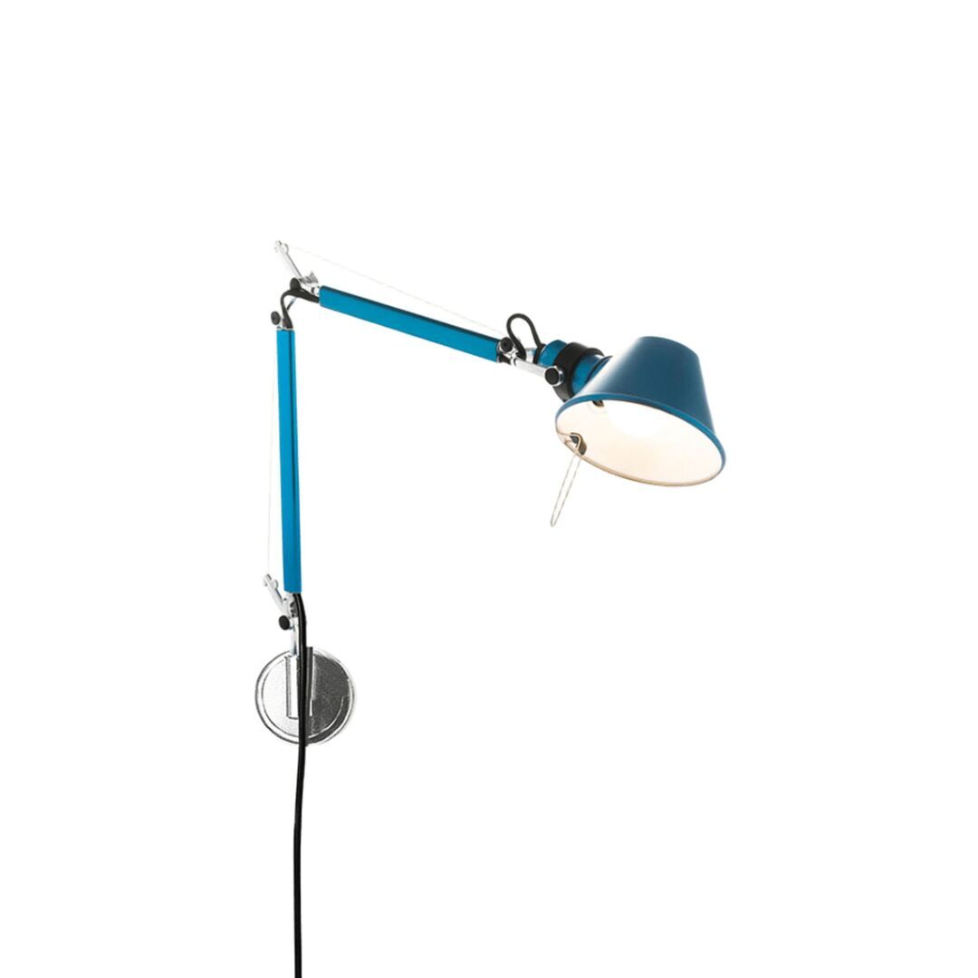 Artemide Body Tolomeo Micro Parete von Artemide Blau
