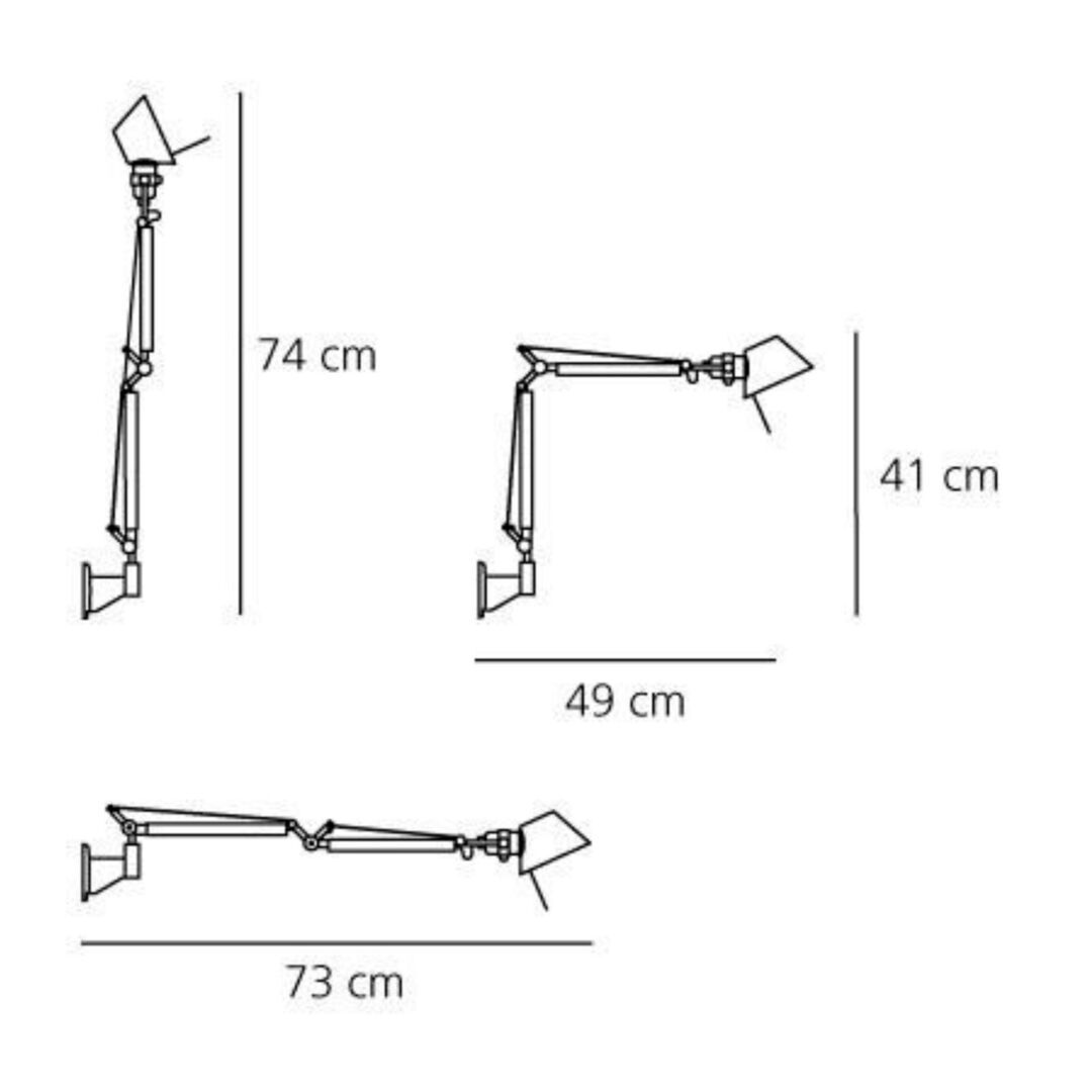 Artemide Body Tolomeo Micro Parete von Artemide 