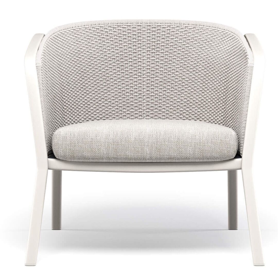 Emu Carousel Loungesessel 1216 - 23 Weiss-12 Elfenbein Melange