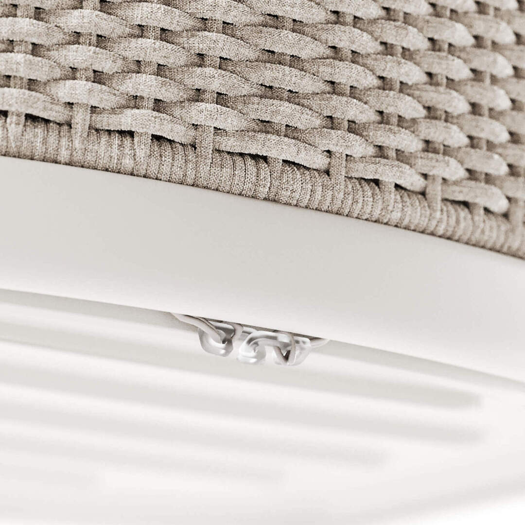 Emu Carousel Loungesessel 1216 - 23 Weiss-12 Elfenbein Melange