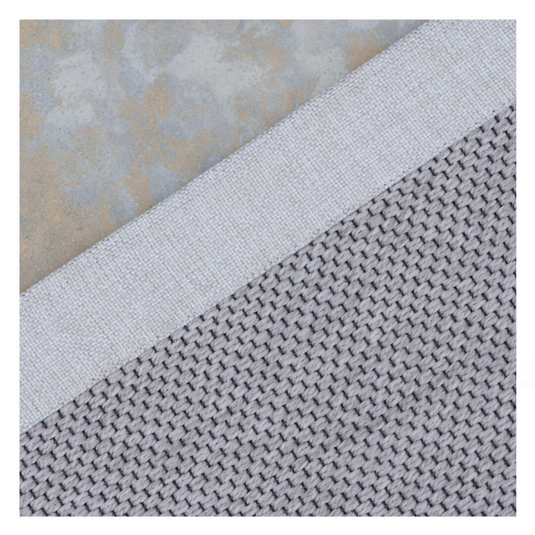 EMU Red Carpet Teppich 300X400 - 900/40 Hellgrau - 900/71 Weiss Enger Schussfaden