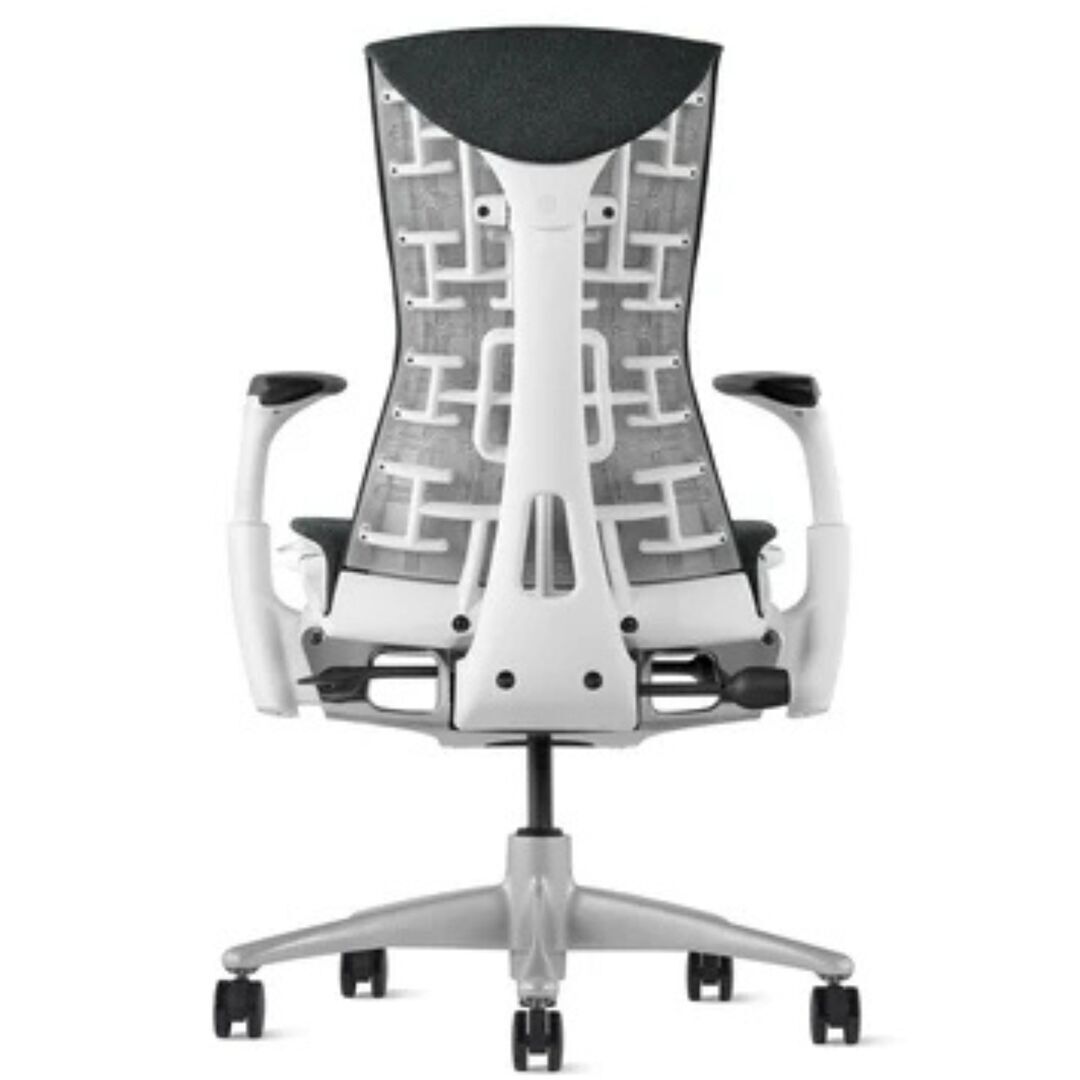 Herman CPH Bürostuhl Embody von Herman Miller Weiss / Medley - Charcoal
