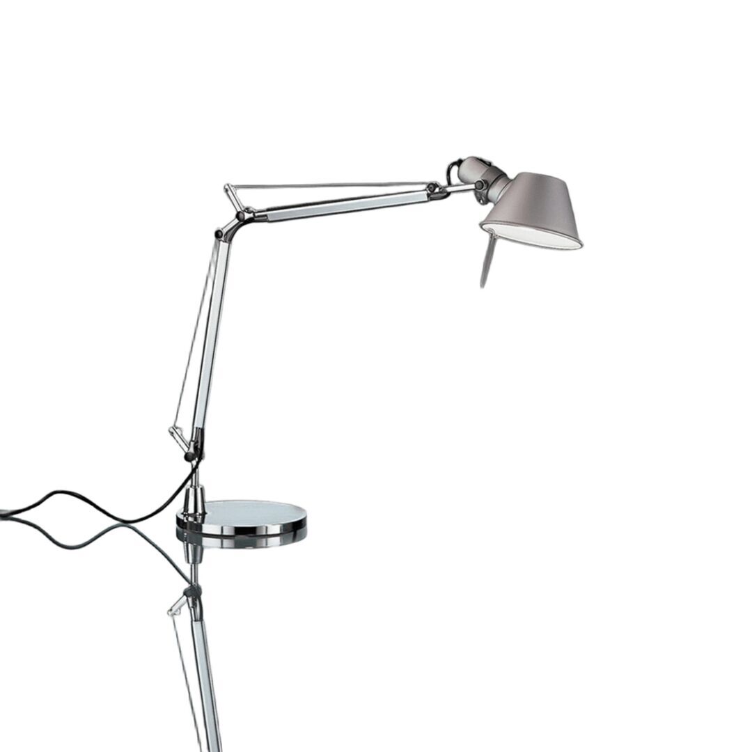 Artemide Body Tolomeo Mini Tavolo von Artemide Weiss / Weiss, Aluminium