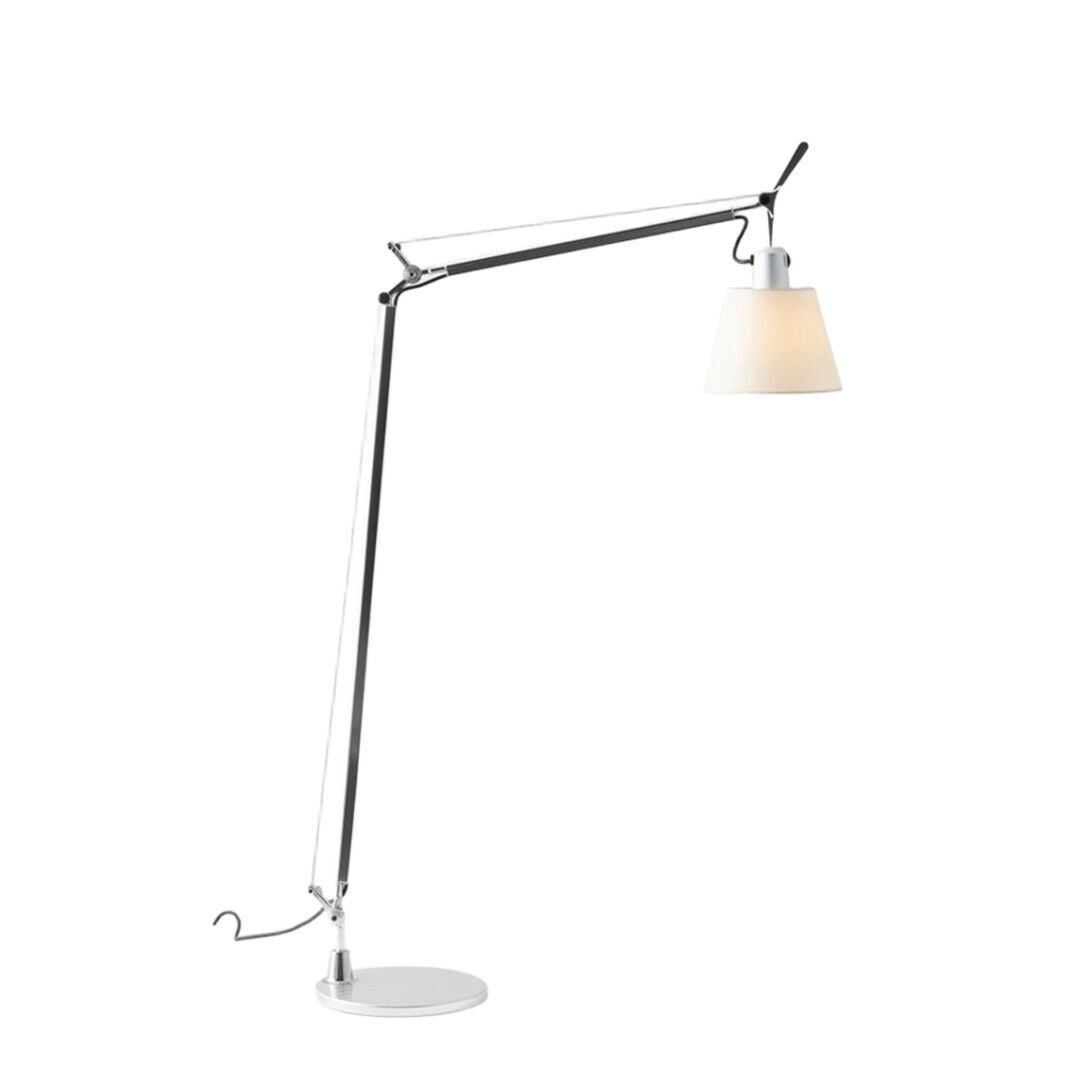 Artemide Body Tolomeo Basculante Lettura von Artemide  Weiss / Weiss, Pergamentpapier