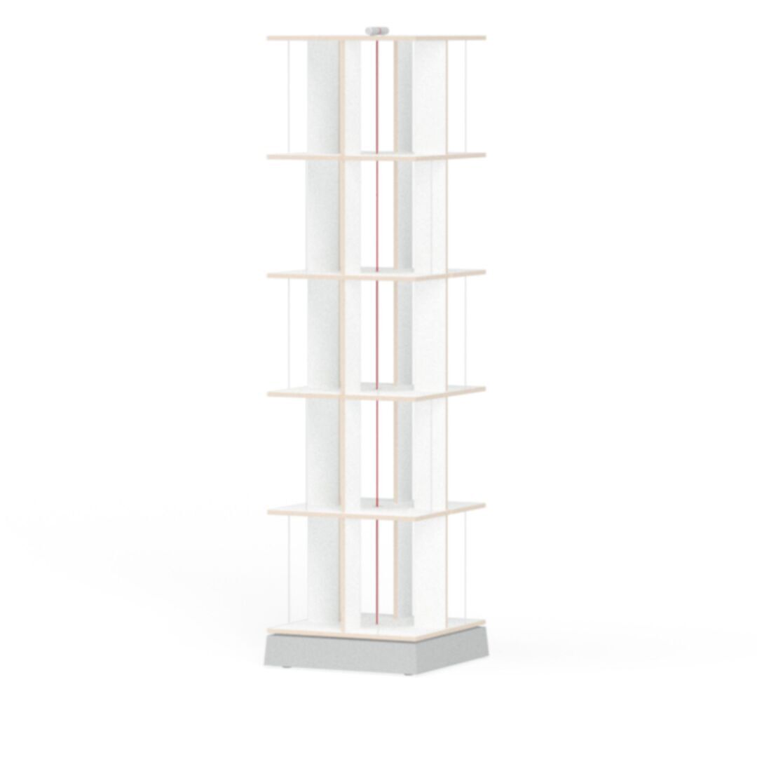 Nils Holger Moormann Buchstabler FU weiss, H: 127 cm