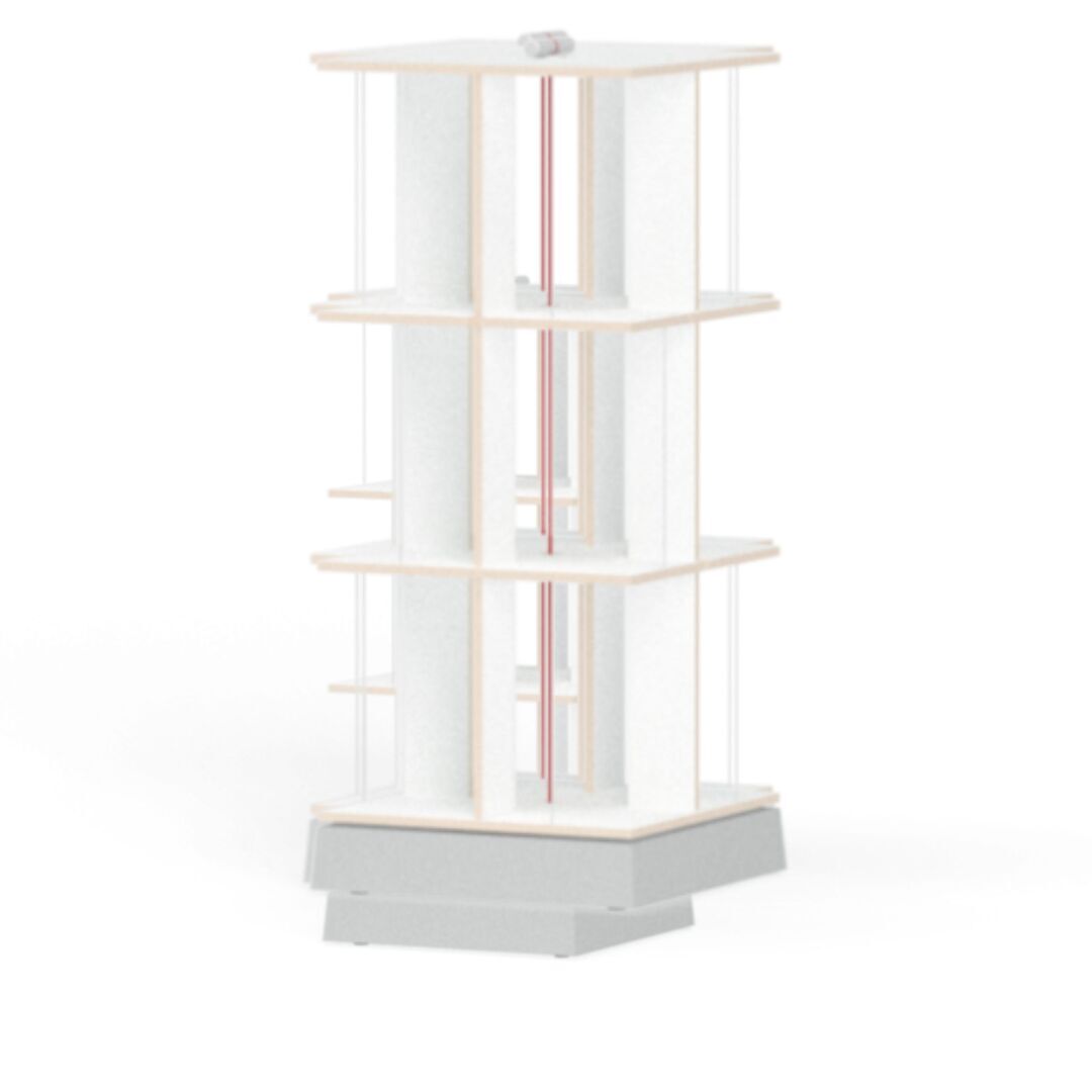 Nils Holger Moormann Buchstabler FU weiss, H: 80 cm