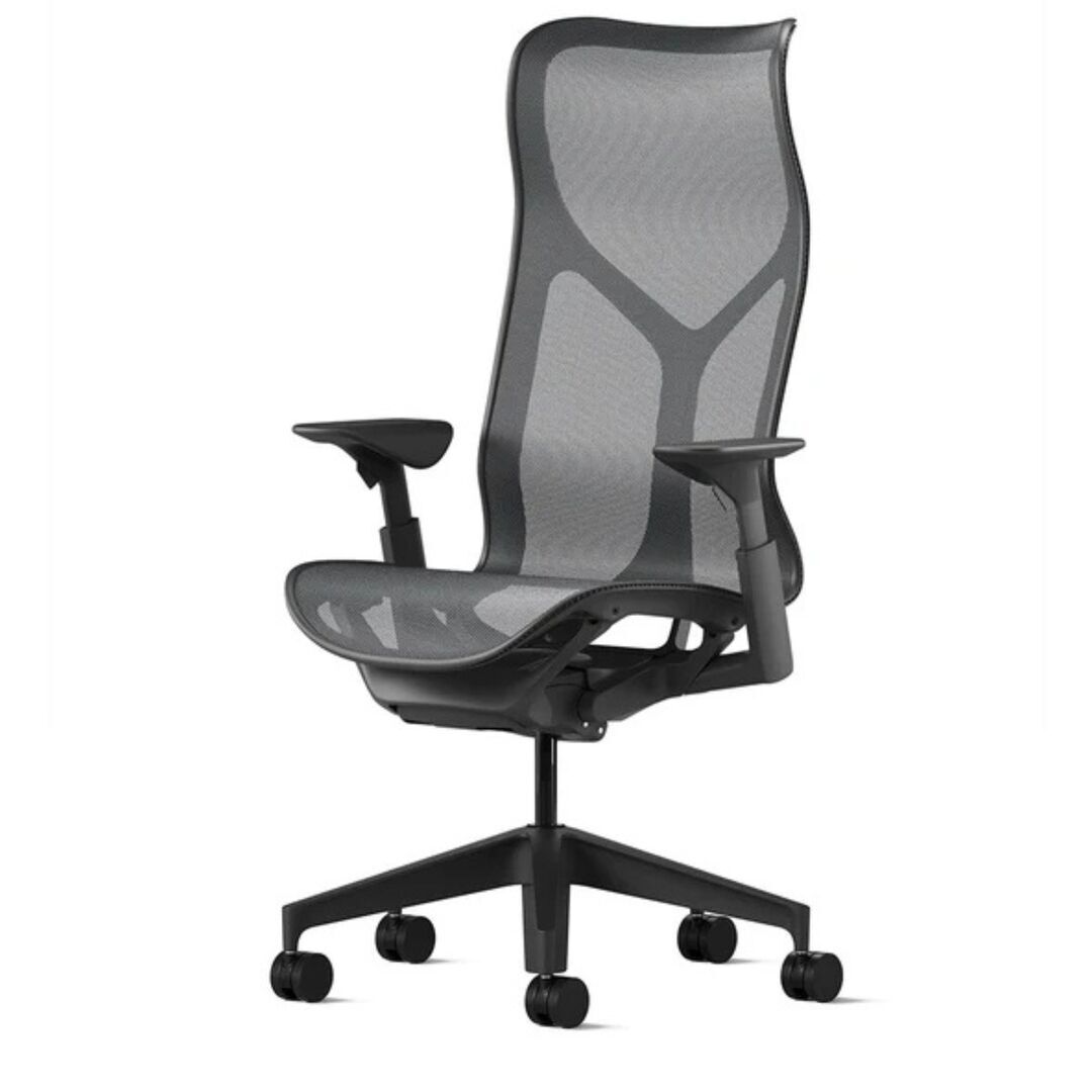 Herman CPH Bürostuhl Cosm von Herman Miller Graphit, Gross - 1311 mm, Höhenverstellbar
