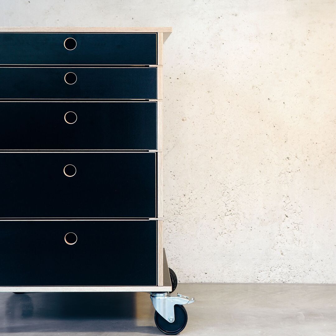 Nils Holger Moormann Lader Beispiel 2 FU schwarz