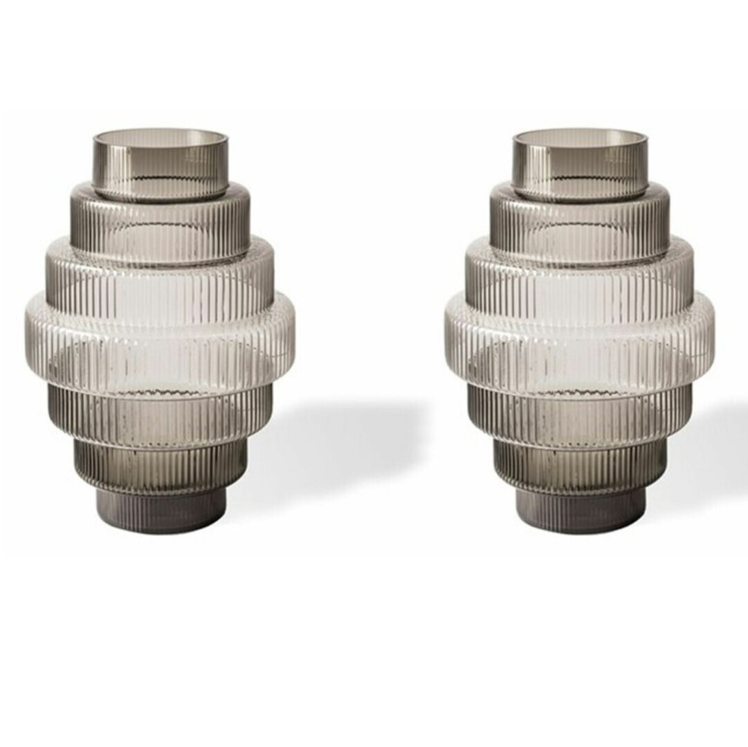 Pols Potten Vase 'Steps' Grau