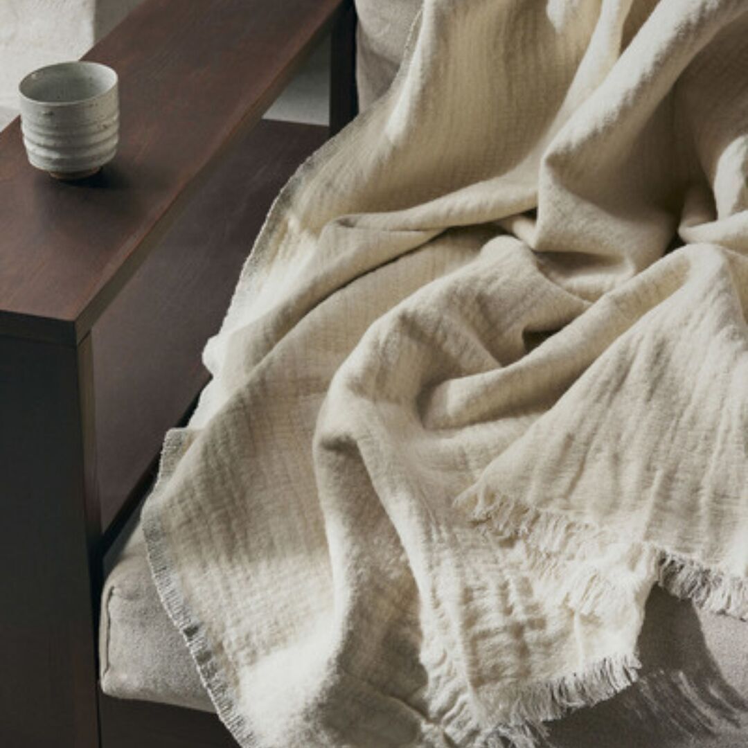 Ferm Living Decke Weaver von Ferm Living  Off-White