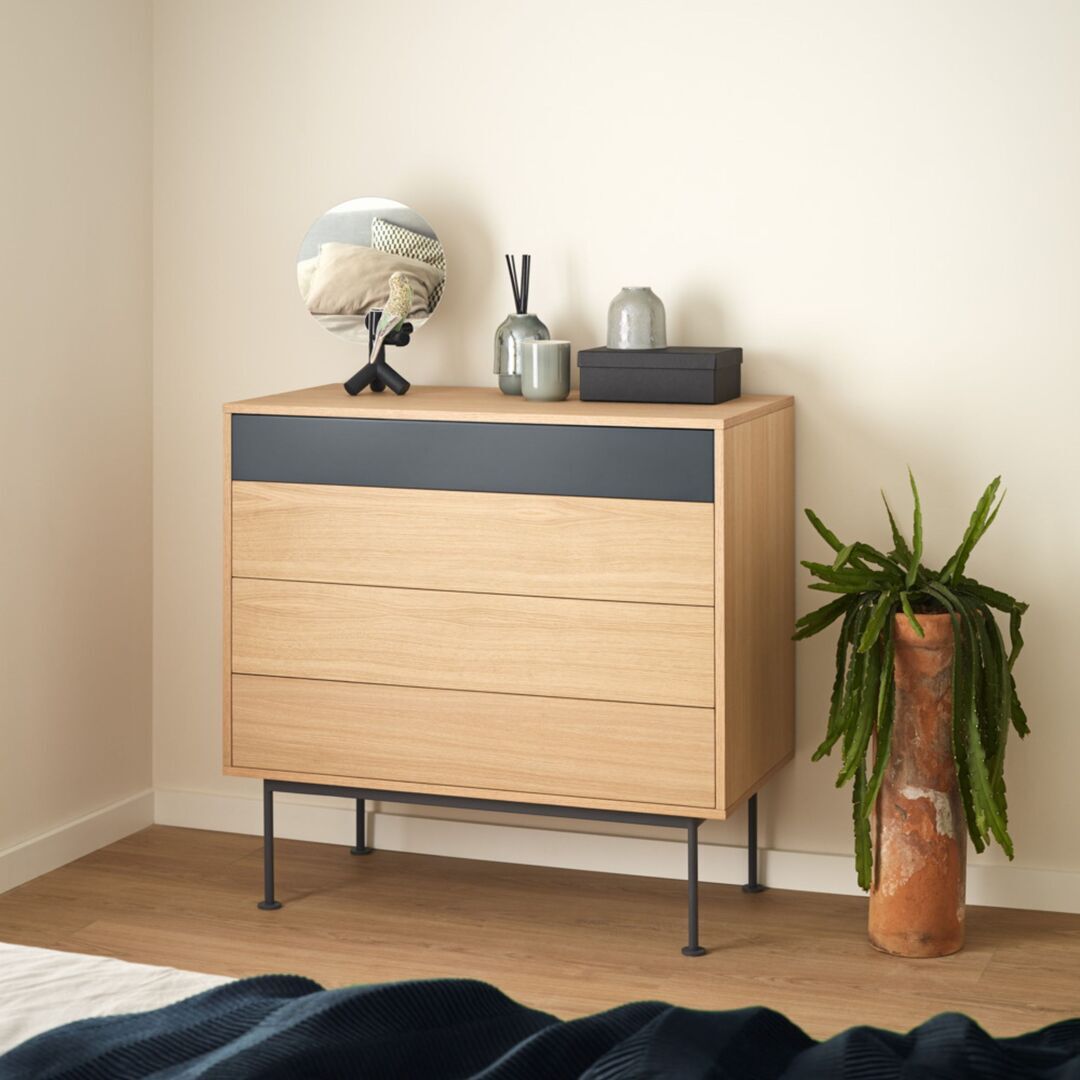 Teulat_Yoko_Kommode_Eiche_Grau_Anthrazit_Lifestyle