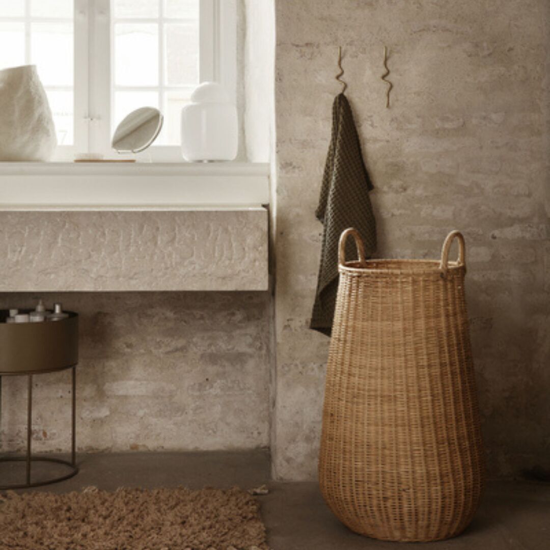 Ferm Living Geflochtener Wäschekorb von Ferm Living Nature
