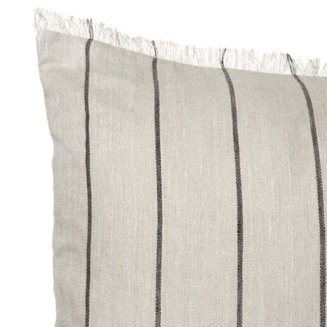 Ferm Living Calm Cushion Large B: 80 cm / H: 80 cm, Camel / Schwarz