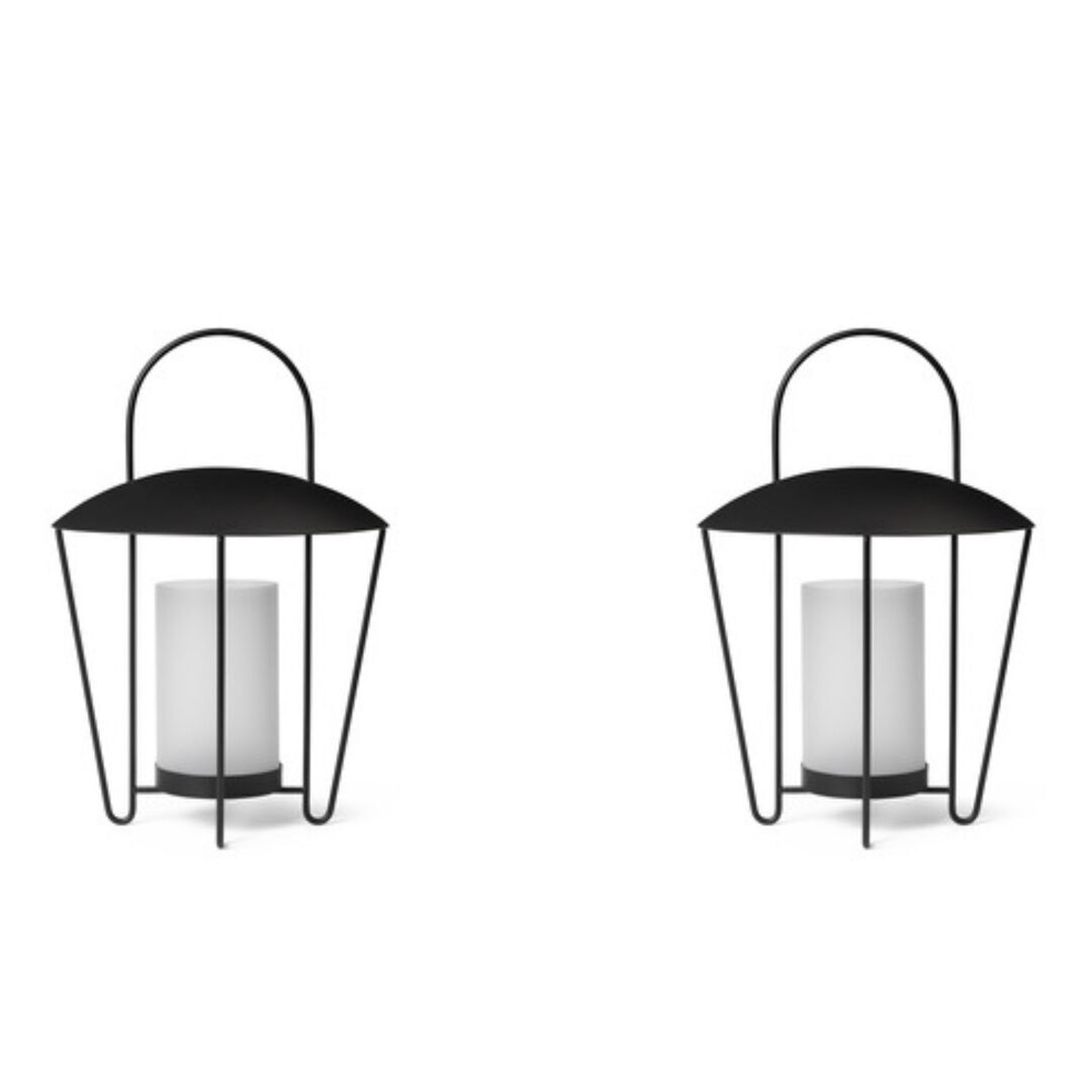 Ferm Living Abri Lantern Von Ferm Living Black