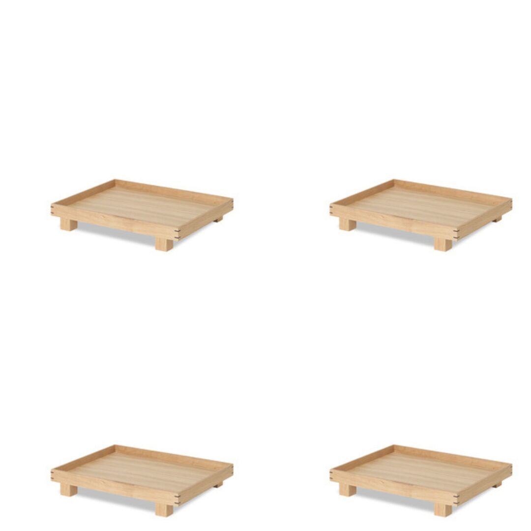 Ferm Living Holztablett Bon Wooden Von Ferm Living Small , Eiche