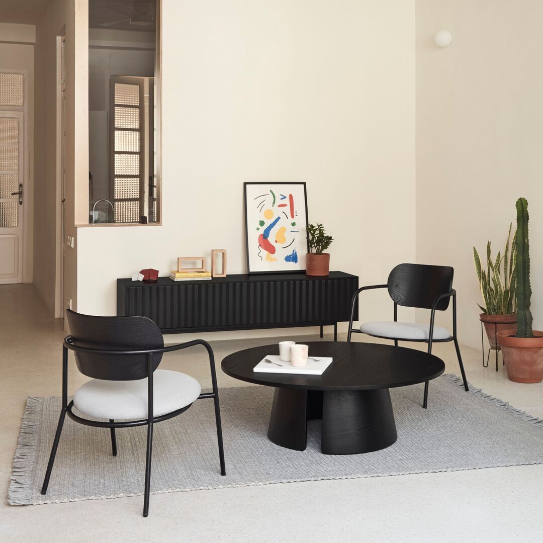 Teulat_Eclipse_Armlehnstuhl_Schwarz_Schwarz