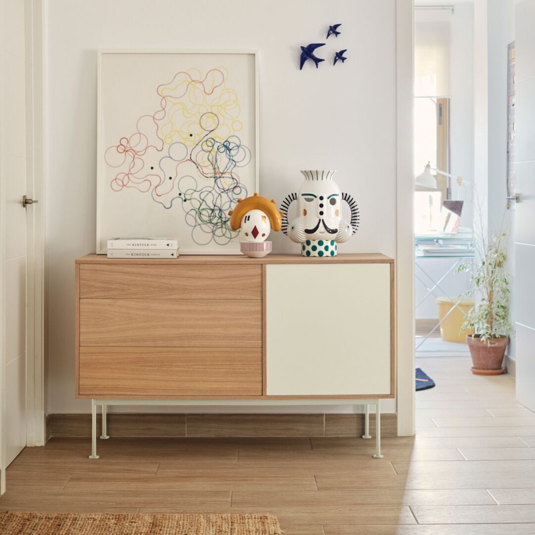 Teulat_Yoko_Sideboard_1D_Eiche_Creme_Lifestyle