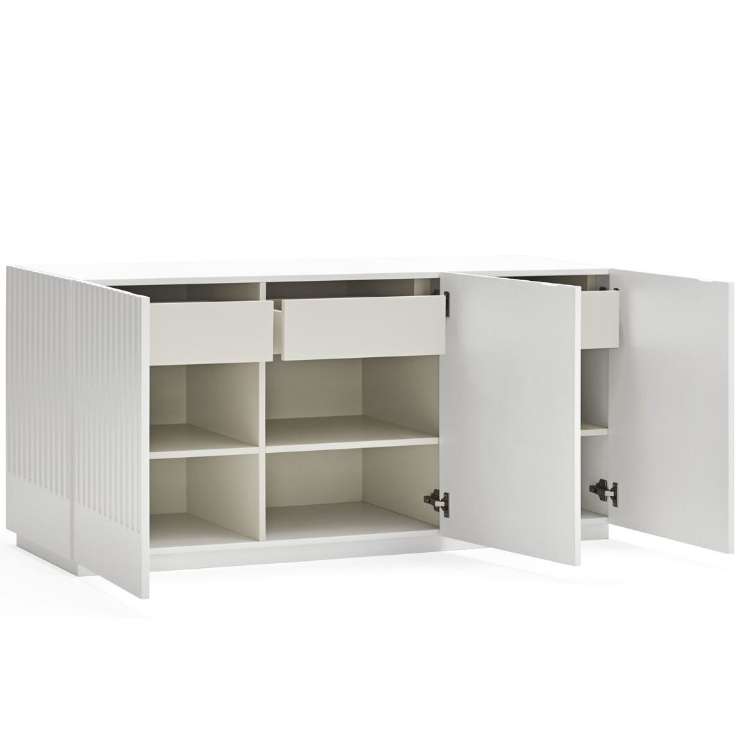 Teulat Teulat Doric - Sideboard 3D Weiss Innen Creme