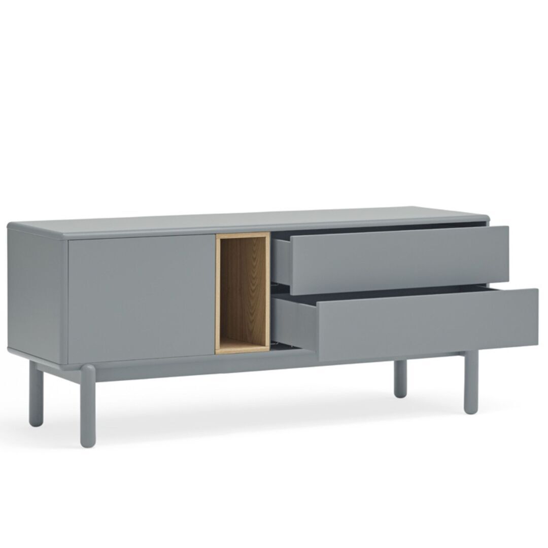 Teulat Teulat Corvo - TV Schrank Perlgrau