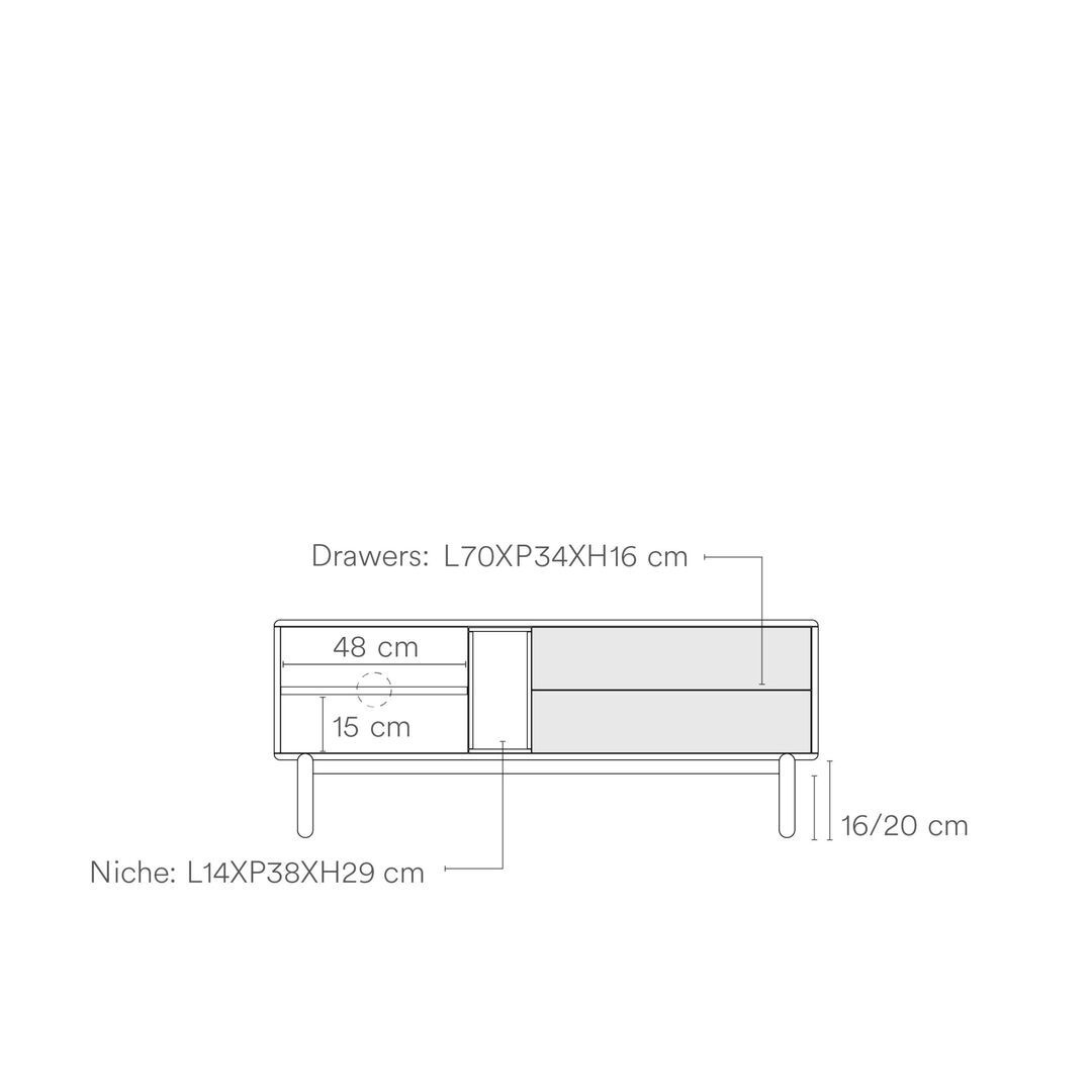 Teulat Teulat Corvo - TV Schrank Details