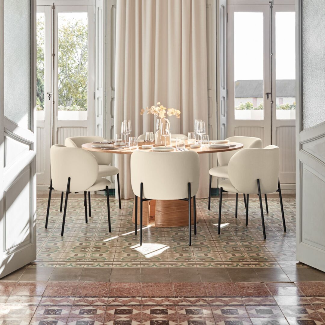 Teulat Teulat Mogi - Stuhl  Pu Leinen Valencia (107-1049)