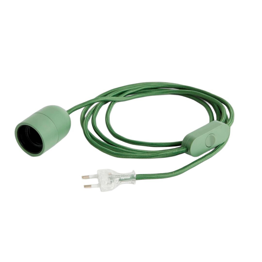 HAY Accessoires Kabelset Common  für Tischleuchte von Hay Garden green cord set