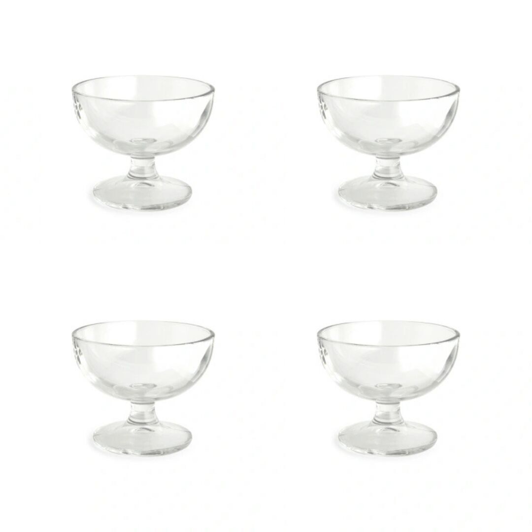 HAY Accessoires Glas Dessert Becher im 4er Set von Hay Ø: 10.5 cm