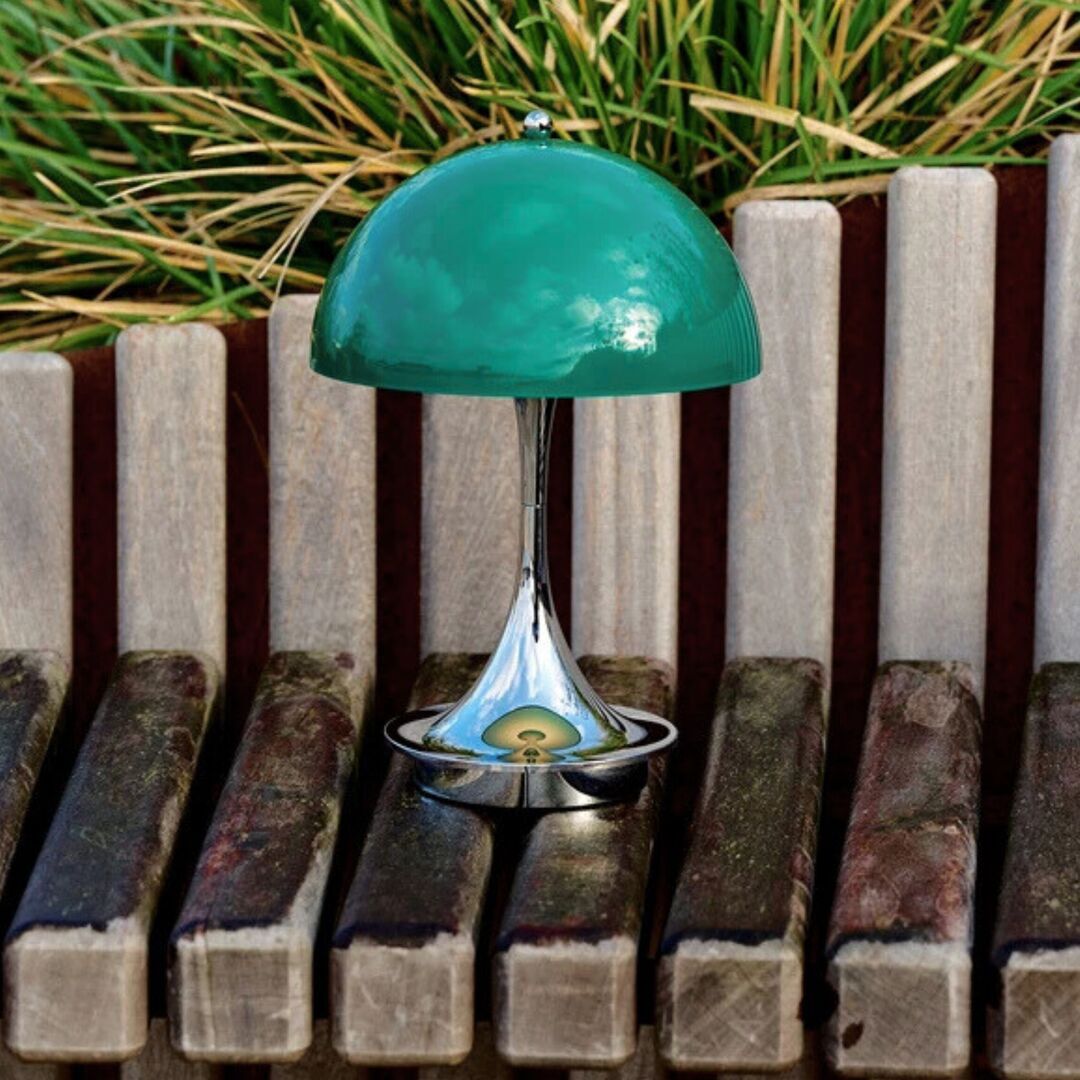 Louis Poulsen Tischleuchte Panthella 160 Portable Lamp Originals V3 von Louis Poulsen Grün-2